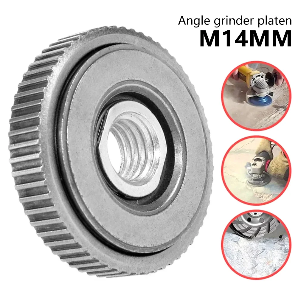 

1Pcs Locking Plate Chuck M14 Thread Angle Grinder Inner Outer Flange Nut Set Tools Power Replacement For Bosch Metabo Makita