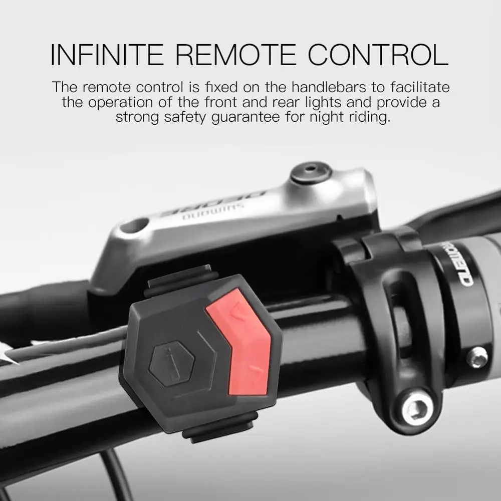 4 единицы сигнал поворота для велосипеда задний фонарь с умным беспроводным