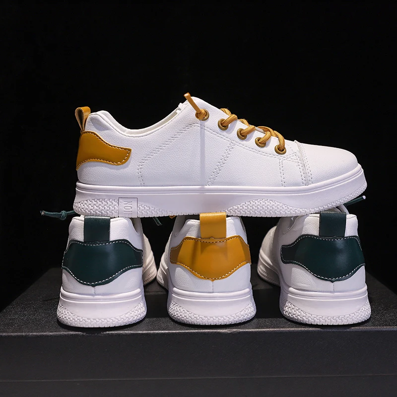 Женские кроссовки Повседневная Удобная дышащая обувь белого цвета на плоской