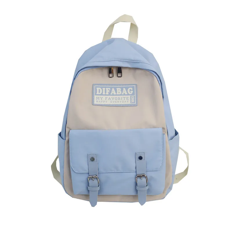 

Backpack 2020 schoolbag female college and high school students color matching schoolbag female large-capacity backpack