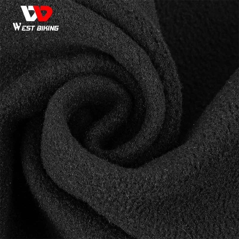 Теплая зимняя дышащая велосипедная шапка WEST BIKING головной убор с очками флисовая