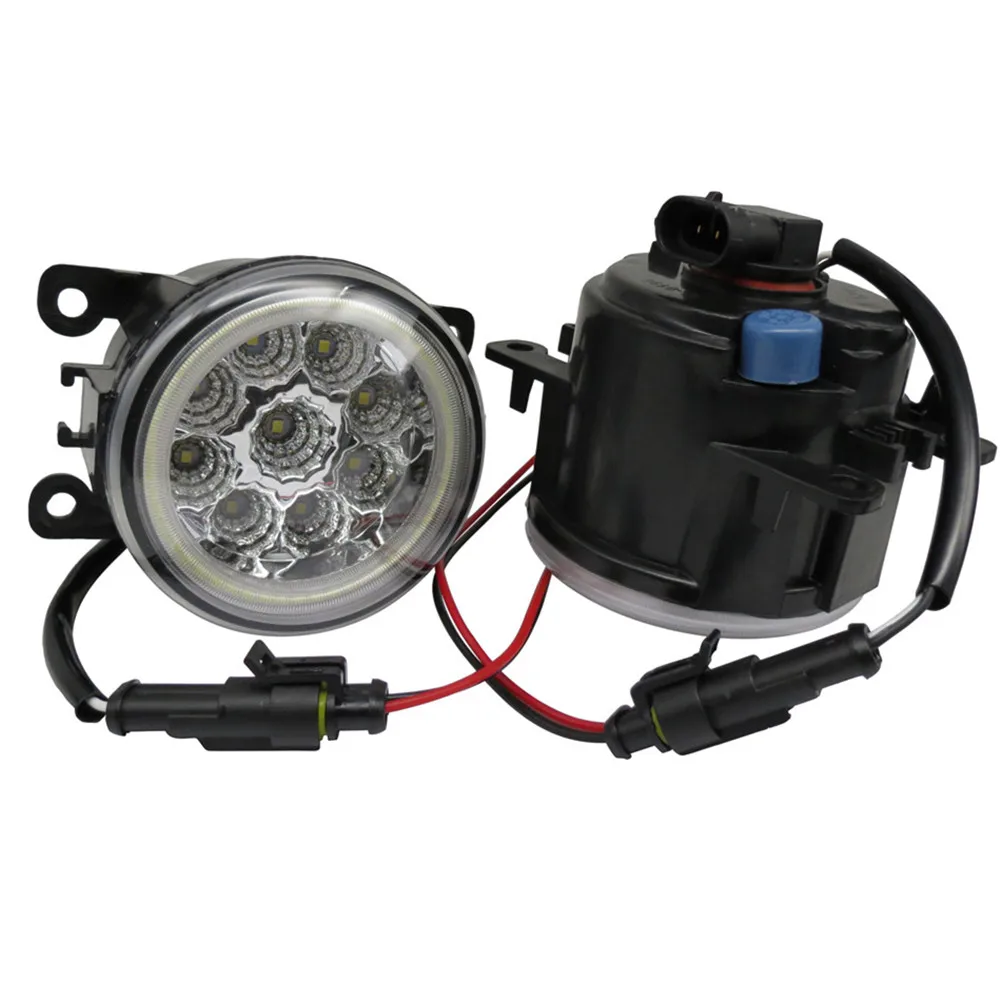 Malcayang новые светодиодные противотуманные фары с ангельским глазом высокой