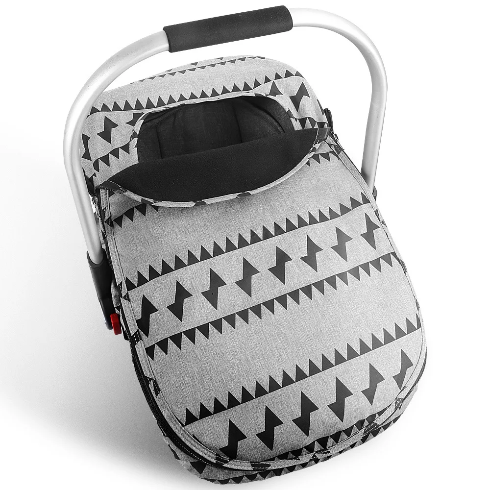 

Baby Car Seat Canopy Cover Cocoon Cover for Boys Girls Winter Windproof Baby Carrier Thick Baby Blanket Style Easy To Access