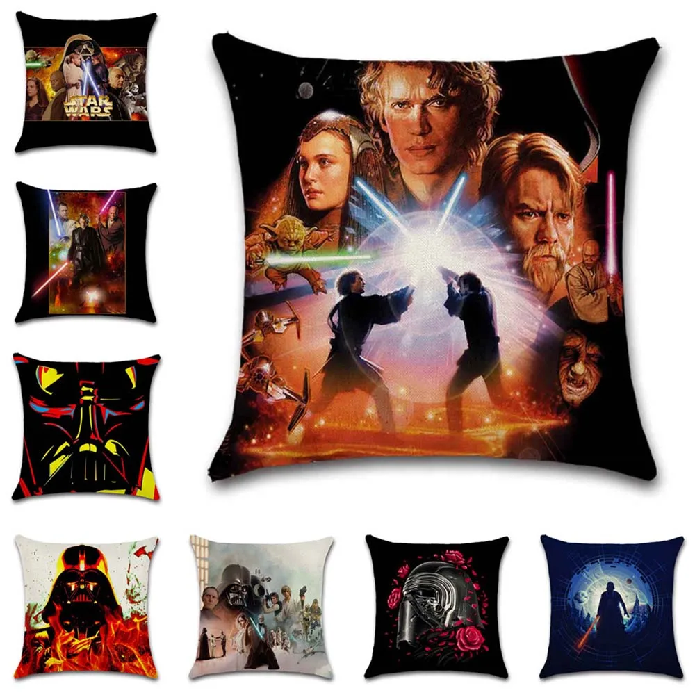Декоративный чехол для подушки с изображением звездных фильмов скайулке Энакина