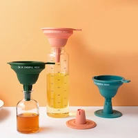 silicone mini funnel kitchen oil honey liquid funnel wine leaking liquid dispenser folding funnel with strainer kitchen tools