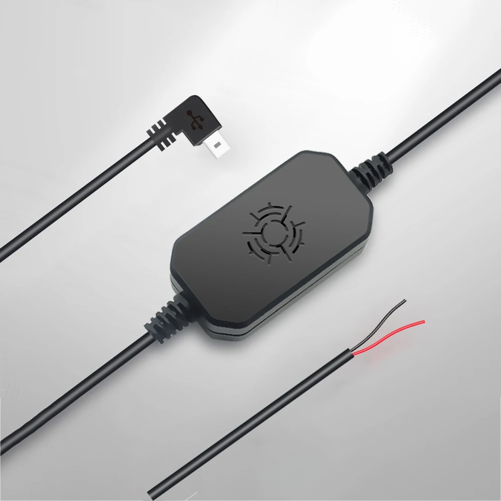 AZDOME 12/24 В до 5 В пост 3A мини USB проводной Kit DVR Мощность кабель с адаптером для M11 M06 GS63H PG01 PG02 Dash Cam низкая Напряжение защиты