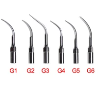 6pcs dental supragingival scaling tip perio scaling tip for ems scaler handpiece cleaning teeth dental tool g1 g6