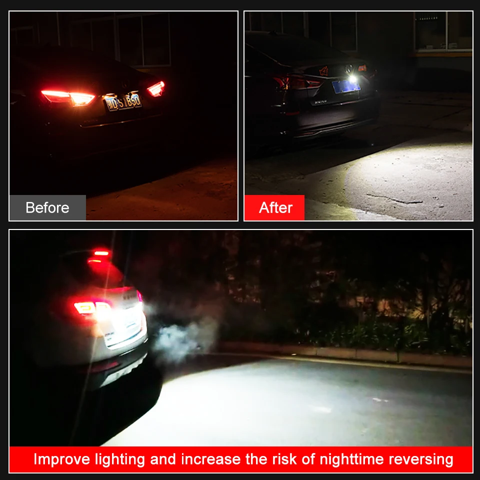 5 Вт Автомобильный светодиодный космического аппарата изгой реверс светильник