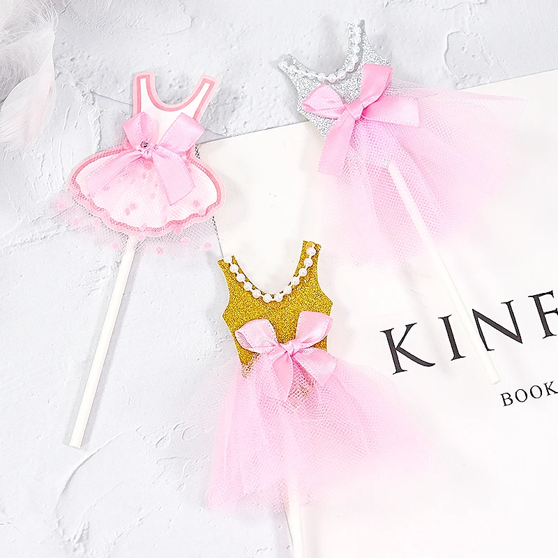 5 шт. блестящее платье-пачка принцессы юбка-пачка для балерины тортов девочек дня