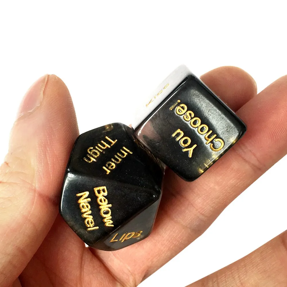 12 сторонних позиций забавные азартные игры черные эротические игральные кости