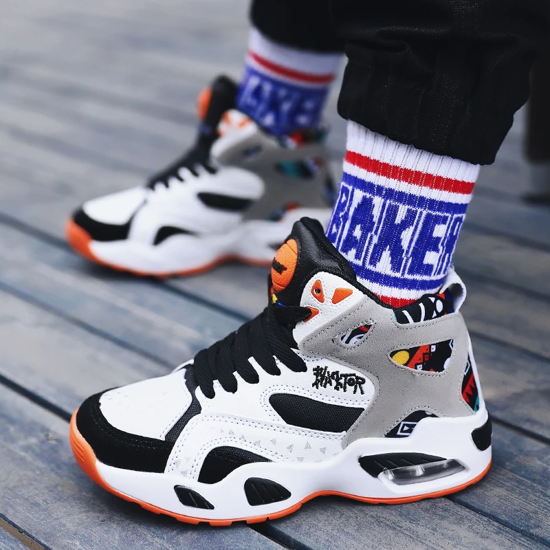 Детские кроссовки для спорта на открытом воздухе новая стильная Баскетбольная