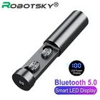 B9 наушники-вкладыши TWS с Беспроводной наушники-вкладыши Bluetooth V5.0 наушники 8D Hi-Fi стерео Шум Conceling спортивные Бизнес гарнитура для IOS и Android