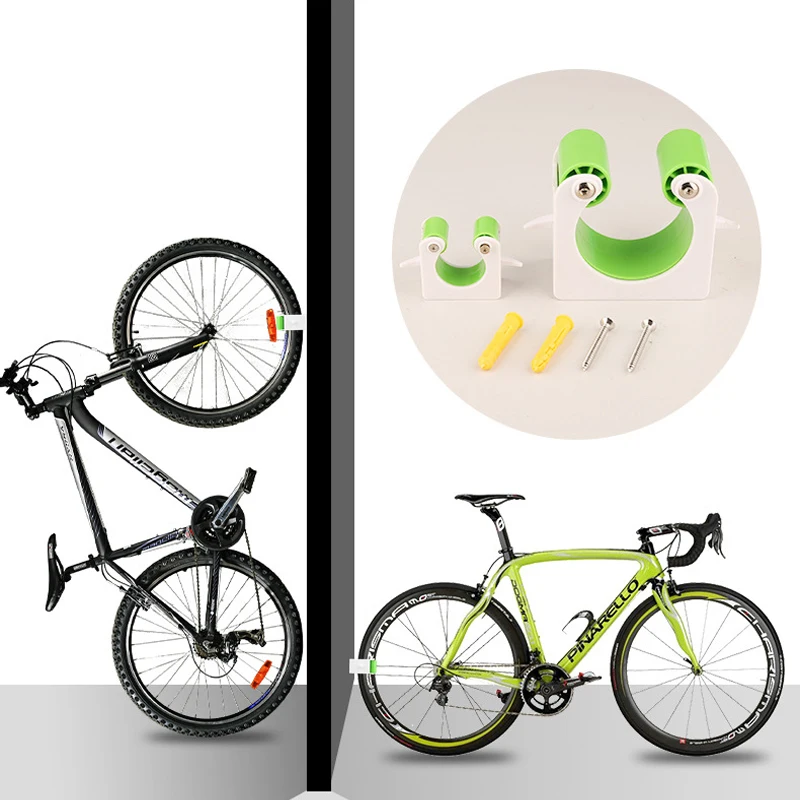 

Bicycle Wall Holder Stand Road Bike Parking Buckle Indoor Mountain Bikes Wall Hook Portable Support Storage Hanger Stand