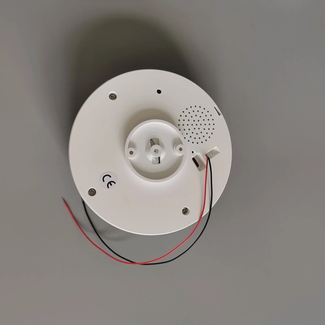 MD 318 красивый круглый проводная сирена Внутренний звук и светодиодный мигающая