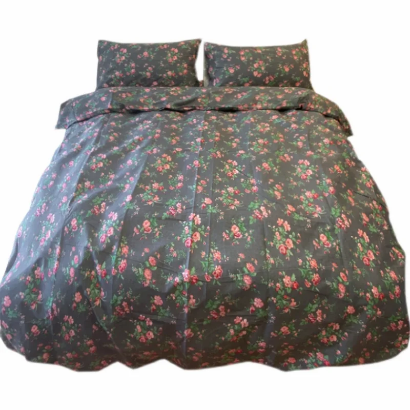 

Новинка 2021 высококачественное модное пасторальное стильное весенне-летнее полиэфирное покрывало для постельного белья с мягкой текстурой...