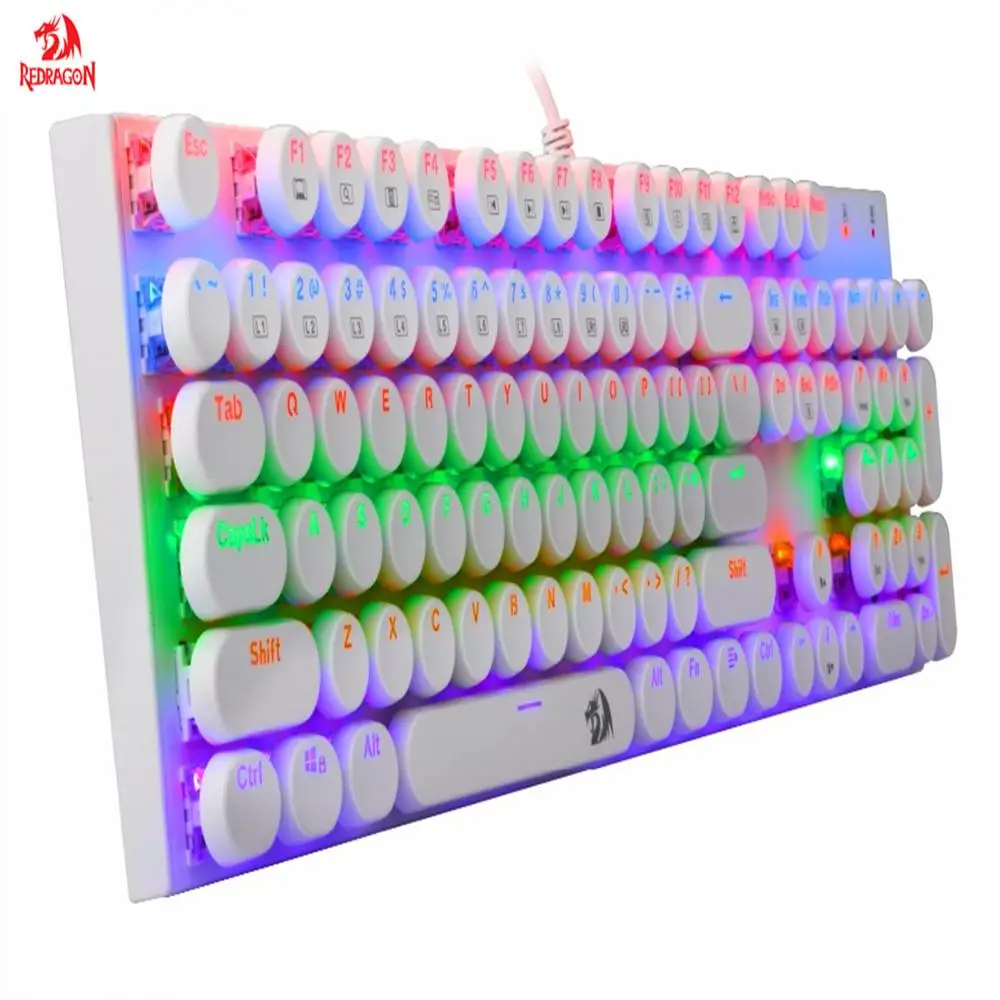 Механическая игровая клавиатура Redragon K350S со светодиодной подсветкой ретро