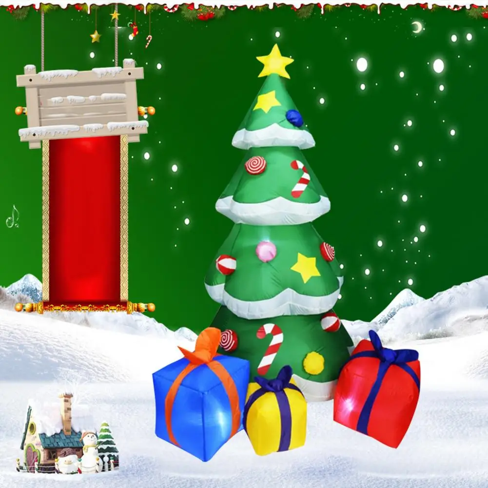 

NEW Year 2.1m high automatic inflatable Christmas tree Christmas garden decoration spree Navidad Christmas Decorations