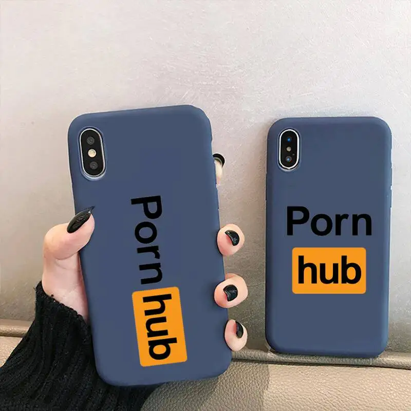Популярный чехол P pornhub для телефона iPhone 12 mini 11 Pro XS MAX X XR 7 8 6 Plus мягкий силиконовый