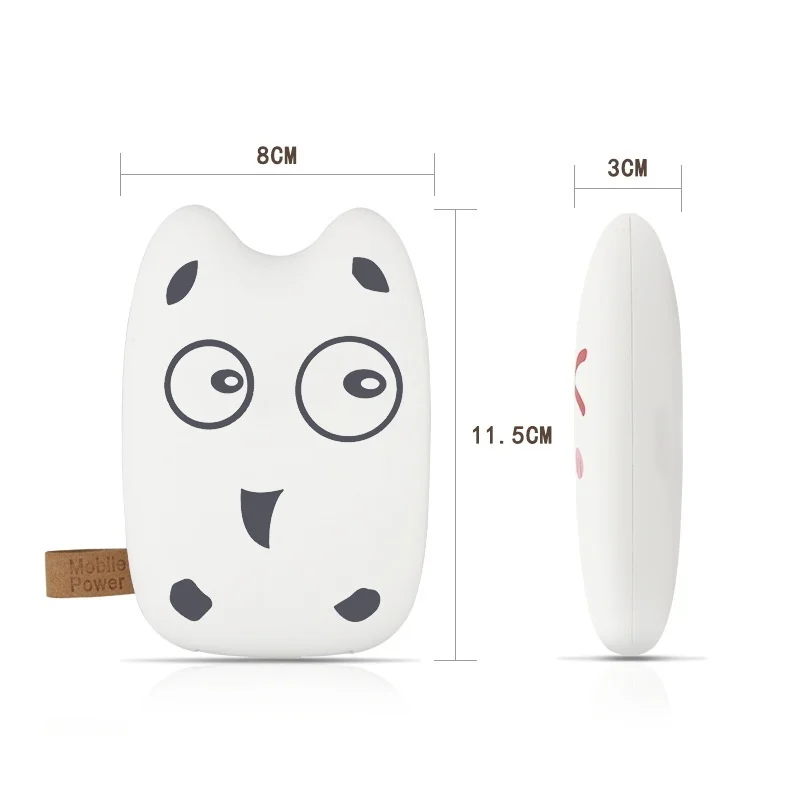 Power Bank 30000mAh Portable Charger Fast Powerbank Large-capacity Cute Cat External Battery Cartoon Mini Own Line Poverbank | Мобильные
