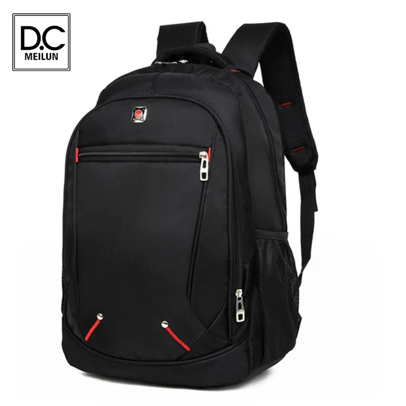 

Вместительный школьный портфель DC.meilun, повседневный мужской рюкзак из ткани Оксфорд, многофункциональная простая модная сумка