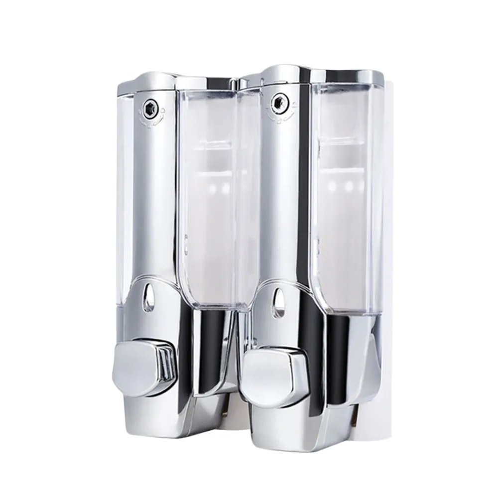 Диспенсер для жидкого мыла 350 мл с одной насадкой настенный дозатор душа ванны