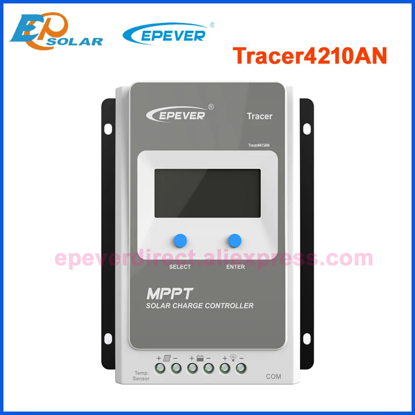 Tracer 1210AN 2210AN 3210AN 4210AN 10A 20A 30A 40A MPPT Контроллер заряда для фотоэлектрических систем 1210A 2210A 3210A 4210A ЖК-дисплей EPEVER регулятором солнечного заряда r - Цвет: Only 4210AN