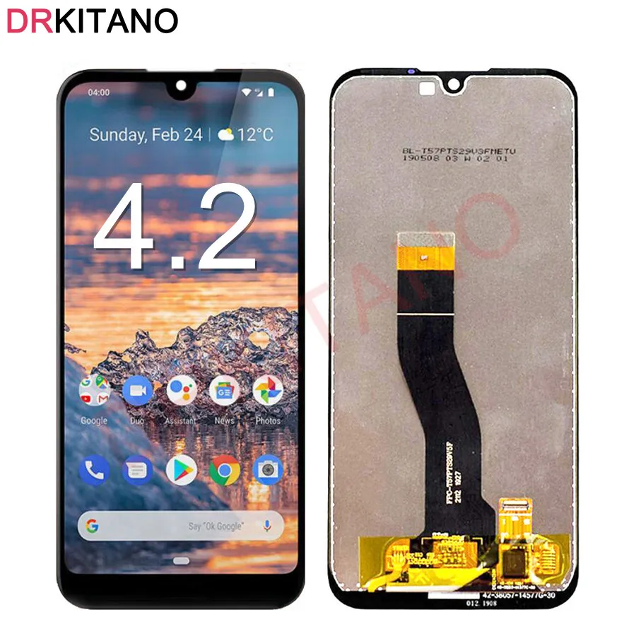ЖК дисплей с дигитайзером тачскрина в сборе для Nokia 4 2 3 TA 1154 1156 1159 1164 экран|Экраны