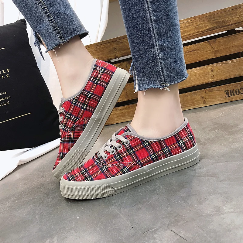 Кеды женские с вулканизированной подошвой повседневные холщовые кроссовки на