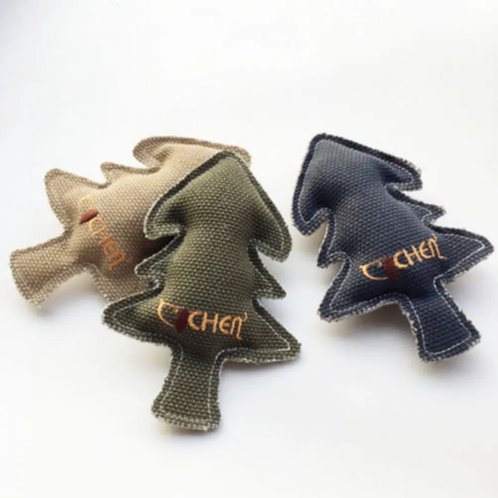

Pet Christmas Tree Shape Toy Dog Chewy Linen Cloth Toys Soft Molar Toys Squeaky Sound Chew Toy For Puppy Dogs Cats Gift Supplies