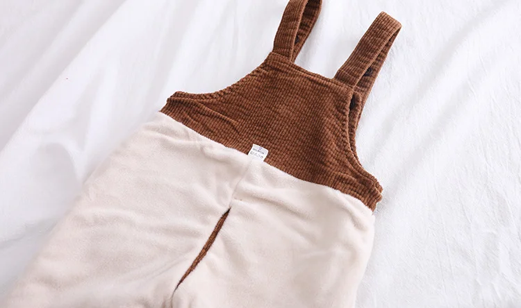 Детский вельветовый комбинезон с карманами для мальчиков и девочек|Брюки| |