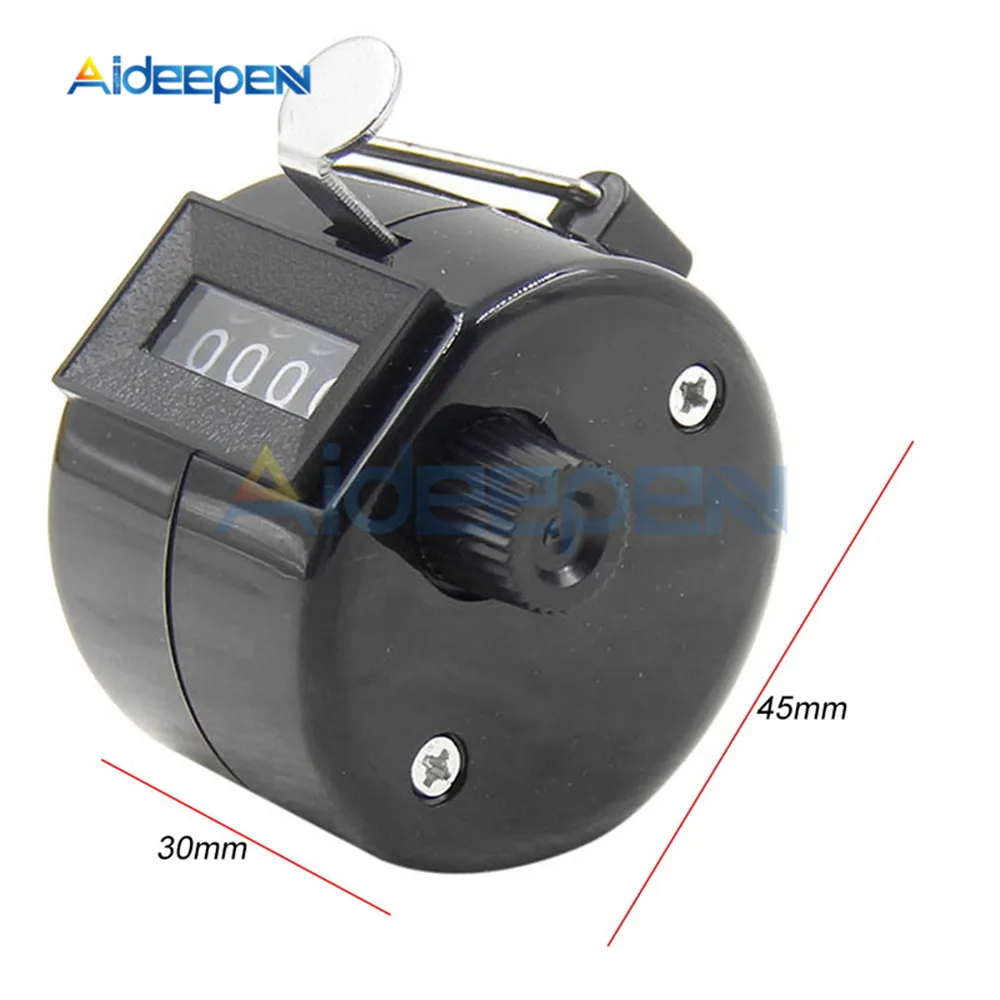 Счетчик с 4-значным цифром портативный электронный цифровой счетчик