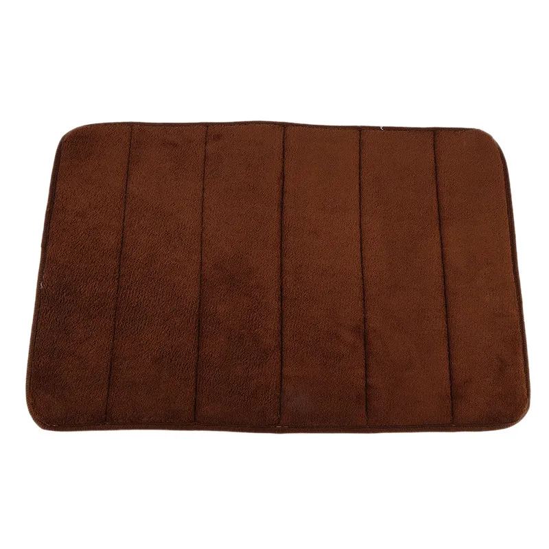 Прямая поставка 40*60 см коврик для ванной коврик из кораллового флиса Memory Foam коврик для ванной комнаты кухонный дверной коврик tapis de bain