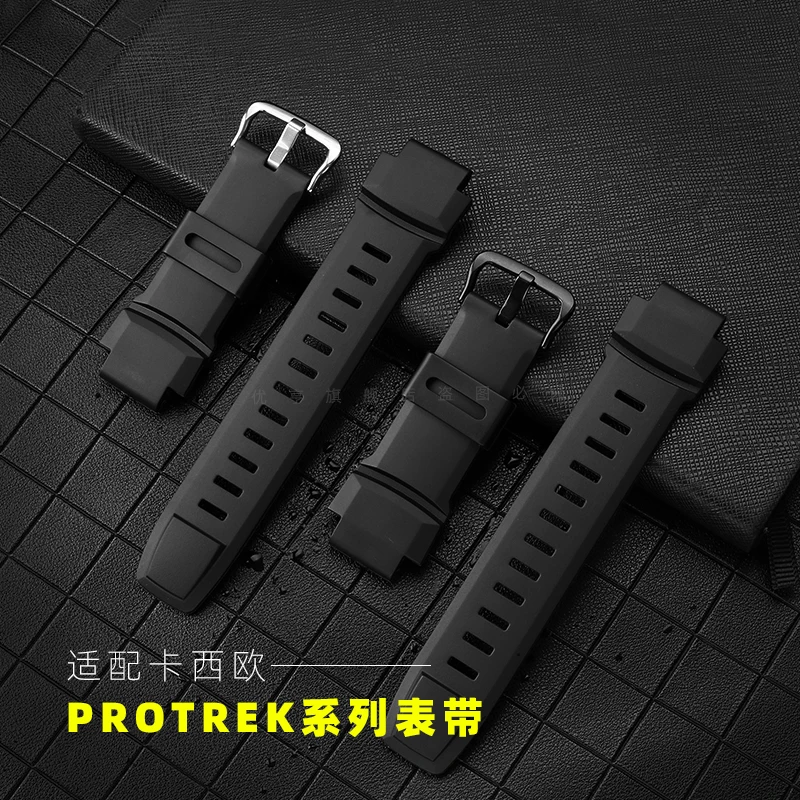 Подходит для CASIO PRG-3500 / 2500 5100 PROTREK водонепроницаемые часы с силиконовым корпусом