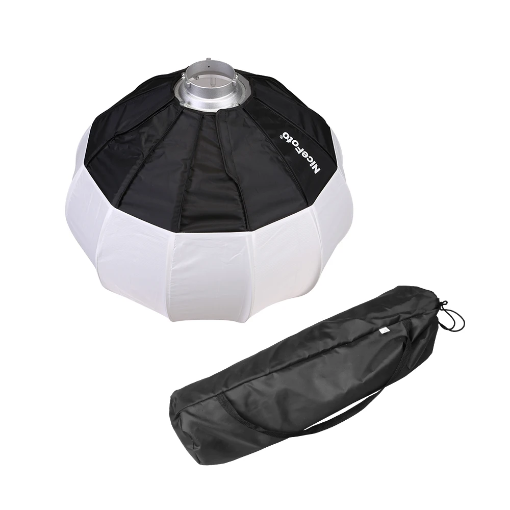 NiceFoto 50cm/20inch Foldable Lantern Style Softbox Ball Shape Soft Box with Bowens Mount Quick-Install Portable | Электроника