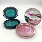 Новые 10 шт 3D накладные ресницы упаковочная коробка ресницы Ресницы Коробка пустые Ресницы упаковка круглый ящик с зеркальным удлинением