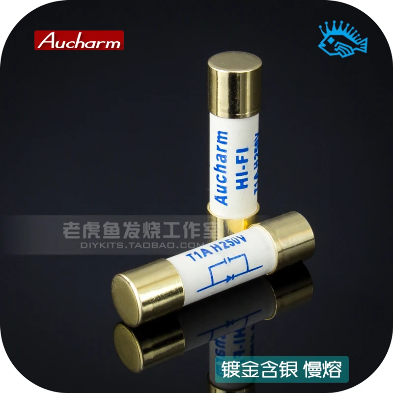 

Gold-plated insurance tube hifi fever silver fuse silver alloy