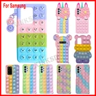 Силиконовый чехол для Samsung A12, A51, A71, A72, A52, A21, A31, S20, S21 Plus, Note 20 Ultra