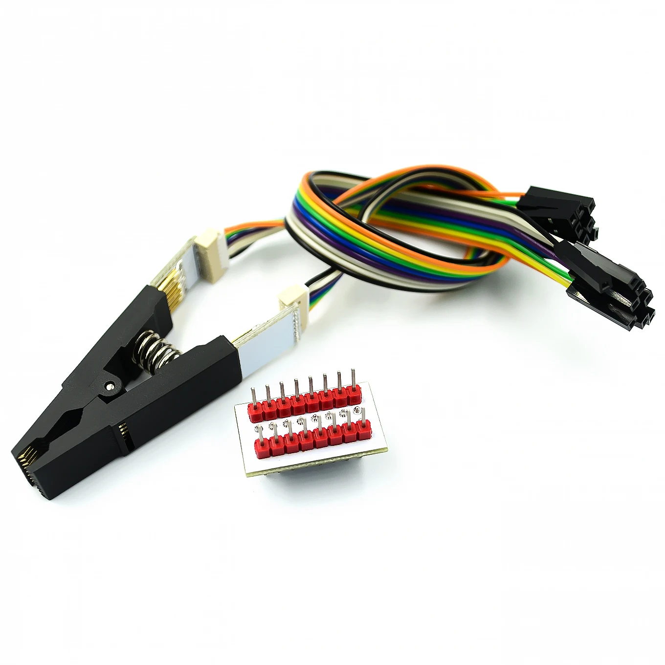 USB программатор CH341A 24 25 серия EEPROM модуль программатора с флэш BIOS + зажим SOIC8 SOP8 для