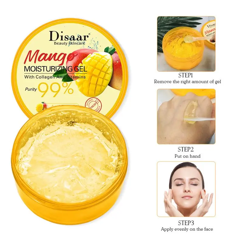

99% mango moisturizing gel skin care 300ml Cream remove acne diluted acne marks day cream skin repair natural beauty products