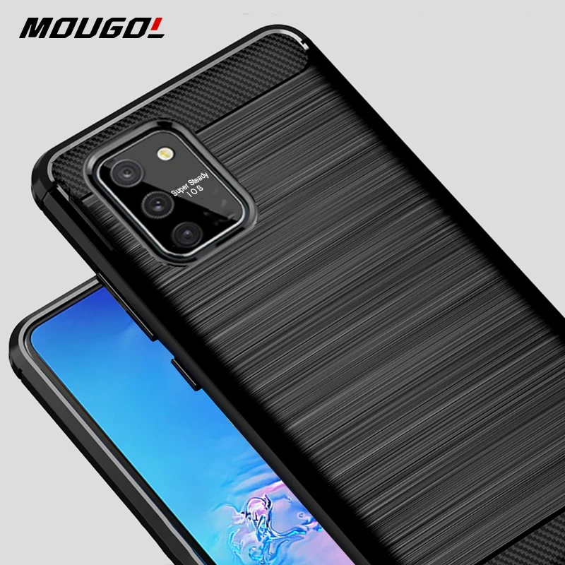 Чехол для Samsung Galaxy S10 Lite чехол из углеродного волокна противоударный телефона S 10