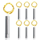 10 шт. 2 м 20 светодиодов пробка для бутылки вина питание от батарейки AA медная проволока Звездная Волшебная гирлянда светильник рождественской вечеринки свадьбы Dec