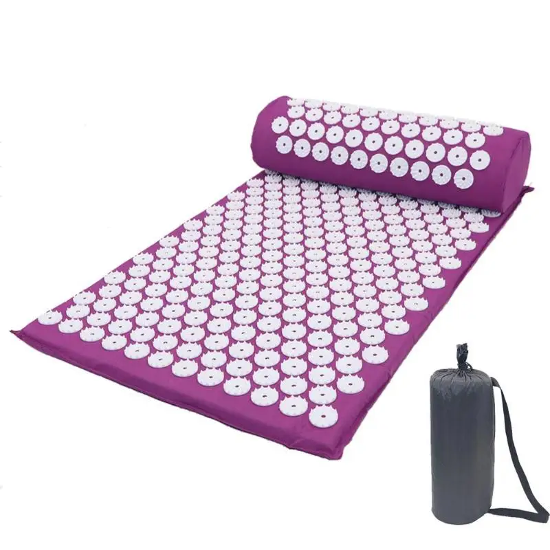

Massager Cushion Massage Yoga Mat Acupressure Relieve Stress Back Body Pain Spike Mat Acupuncture Mat