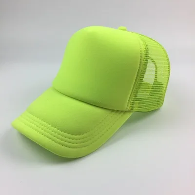 Флуоресцентная Женская кепка с защелкой бейсболка регулируемая Солнцезащитная