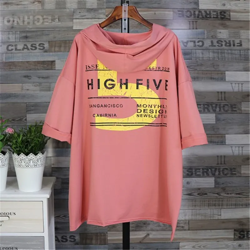 Женские весенне-летние топы, 5XL, женская одежда больших размеров, Свободная Женская одежда с коротким рукавом, свободная длинная Кепка, Длинные рубашки с рукавами «летучая мышь», пальто