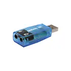 Внешняя звуковая карта USB 3D, внешняя звуковая карта 5,1 USB на 3,5 мм, микрофон, разъем для наушников, стереогарнитура, компьютерные кабели и разъемы