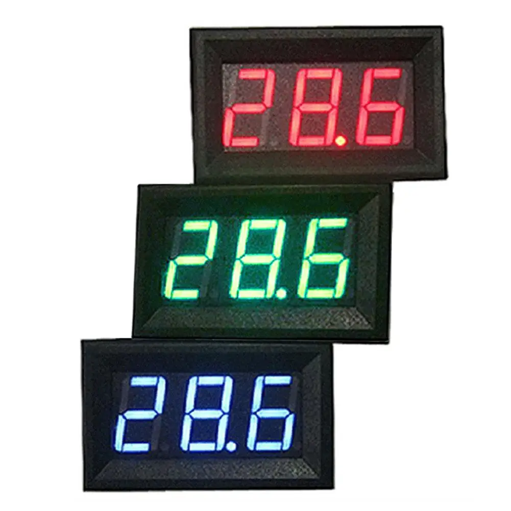 3 проводной измеритель напряжения постоянного тока 0 56 в 30 дюйма цифровой