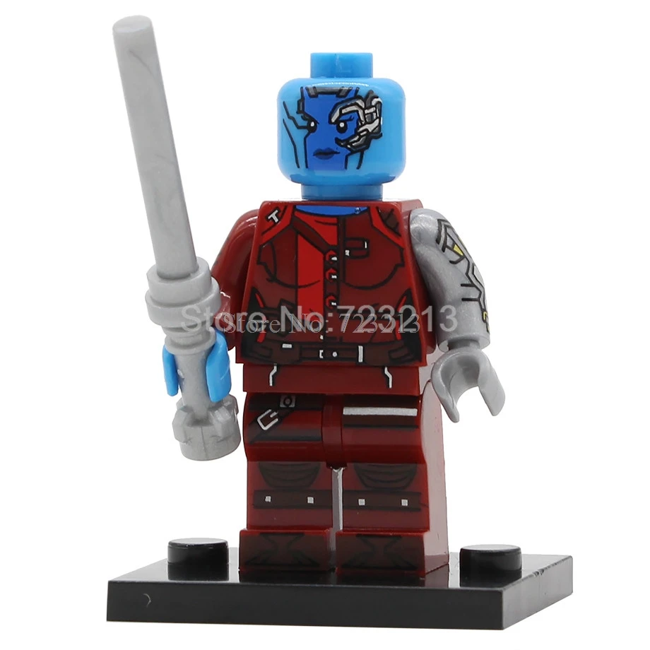 Nebula Одиночные супер герои Мстители танос Коллекционная Фигурка Starhawk Ayo Vision Okoye Kraglin строительные блоки наборы модели кирпичные игрушки - Цвет: Nebula
