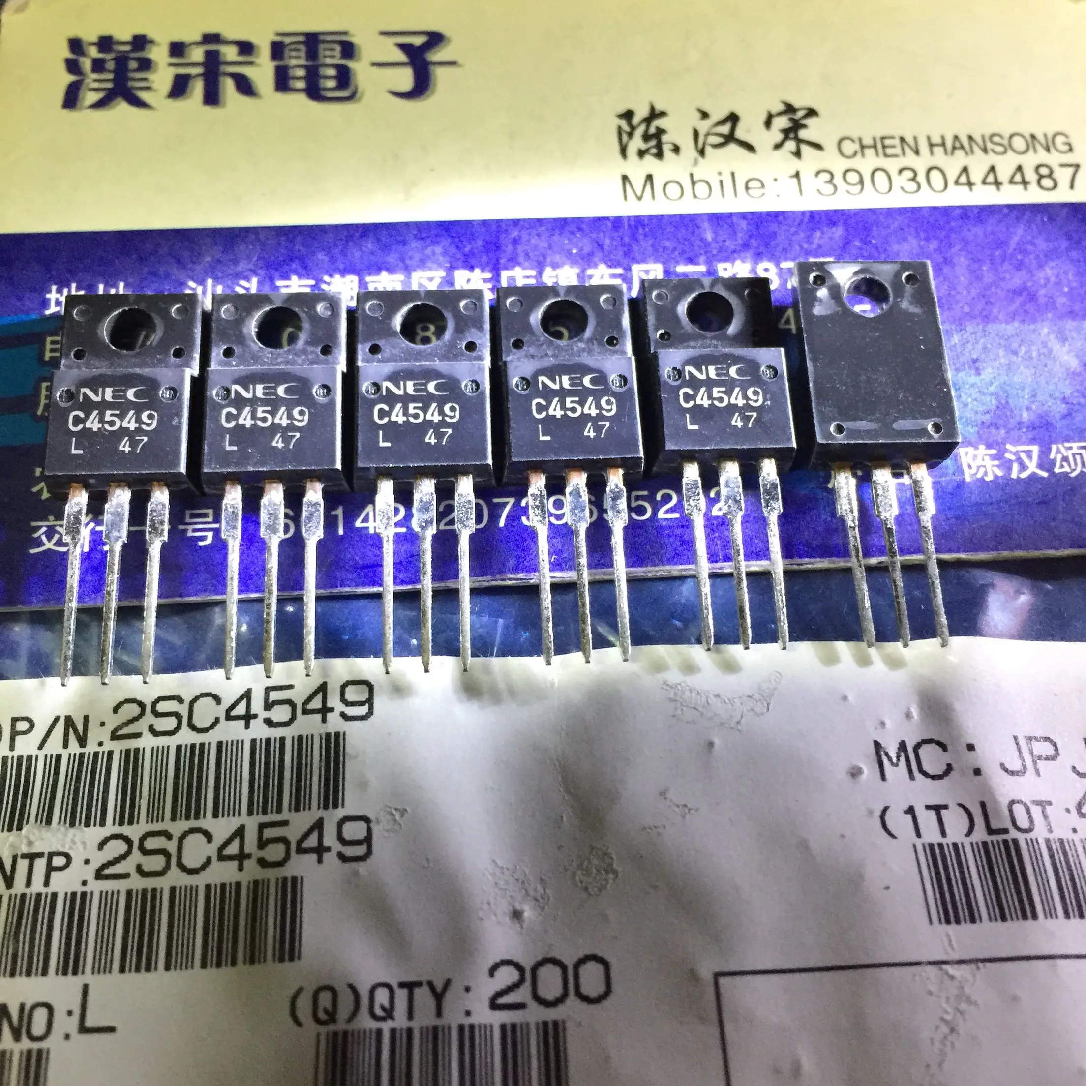 

Free shipping 2SC4549 C4549 TO-220F 10PCS