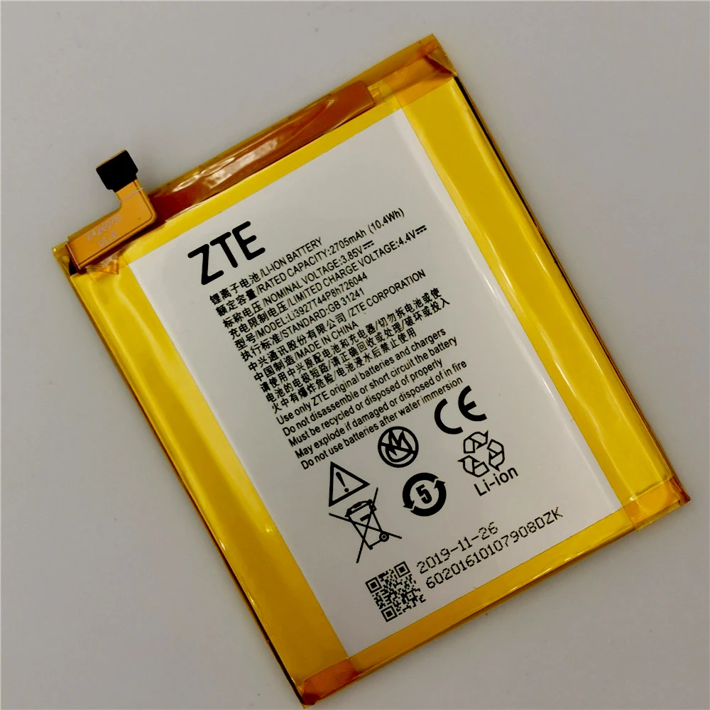 Оригинальный сменный аккумулятор для телефона Li3927T44P8H726044 Аккумулятор ZTE Axon 7 Mini 5 2
