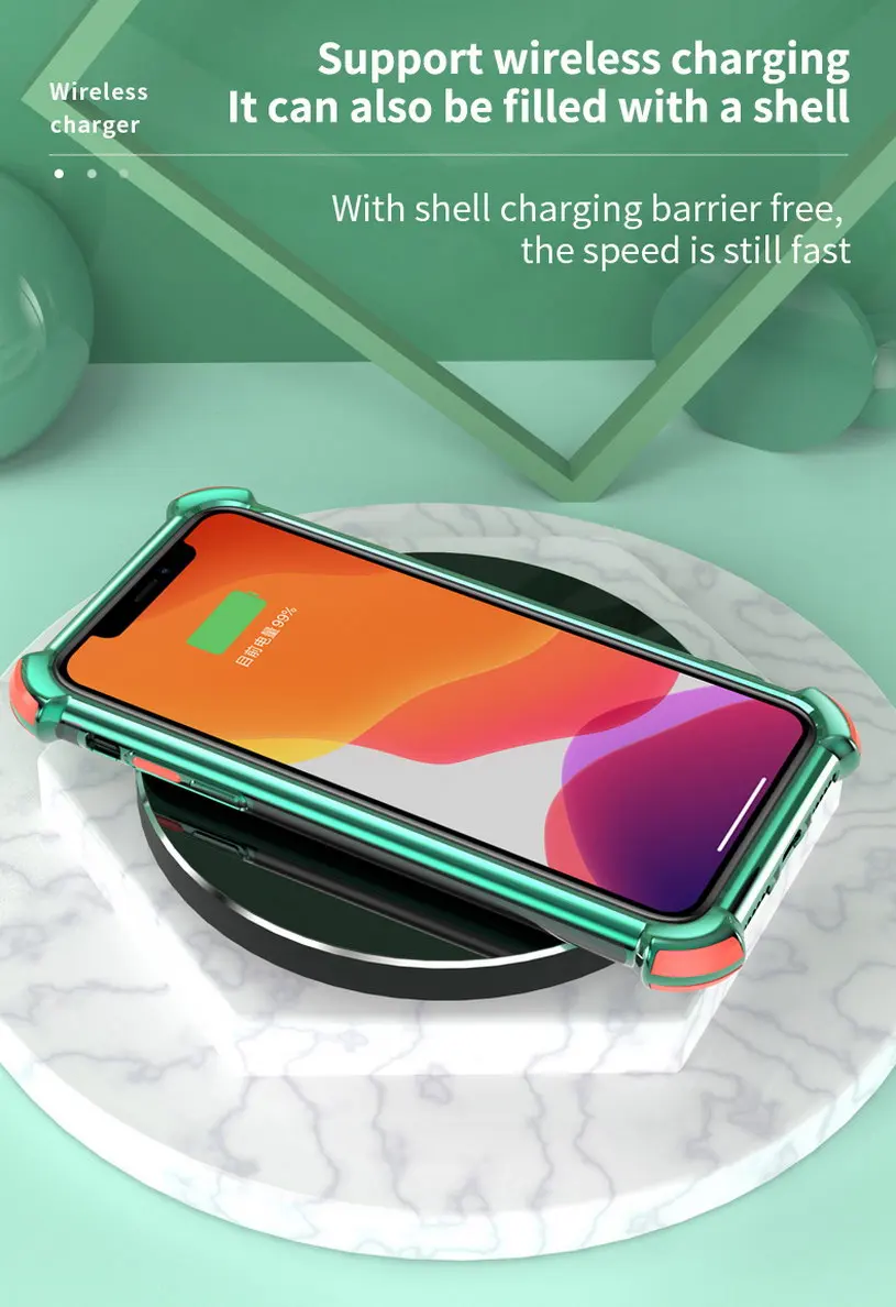 airbag phone case for iphone 12 pro 12 mini 11 pro max xs xr x soft silicone transparent cover for iphone se 2020 8 7 6s 6 plus free global shipping